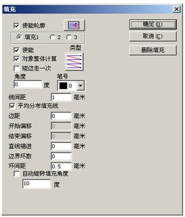 图3-3 填充对话框